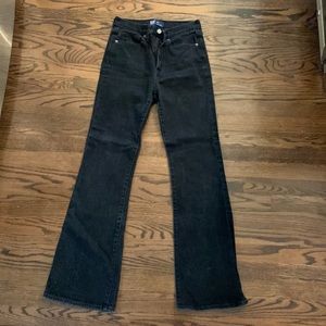 Gap black flare jeans